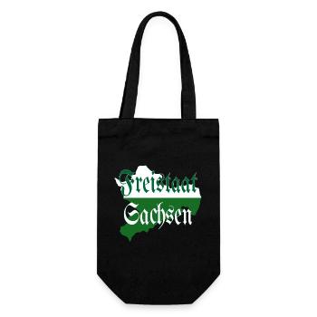État libre de Saxe vert blanc - Sac à bouteille - noir - Devant
