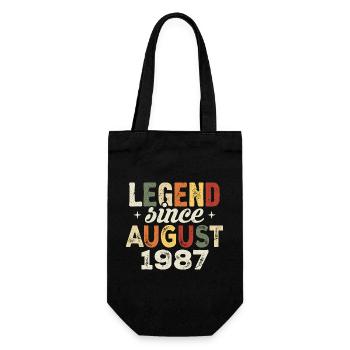 Août 1987 Anniversaire Août 1987 - Août 1987 - Sac à bouteille - noir - Devant