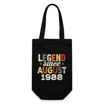 Août 1988 Anniversaire Août 1988 - Août 1988 - Sac à bouteille - noir - Devant