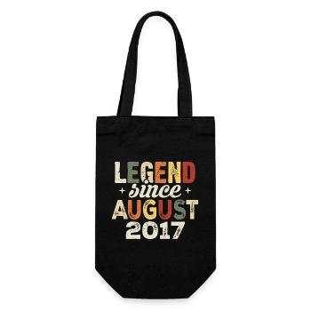 Août 2017 Anniversaire Août 2017 - Août 2017 - Sac à bouteille - noir - Devant