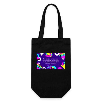 Bernard tapie 2 - Sac à bouteille - noir - Devant