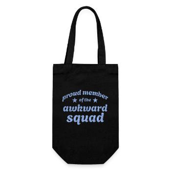 Proud member of the awkward squad - Gift Bag for Bottles - black - Front