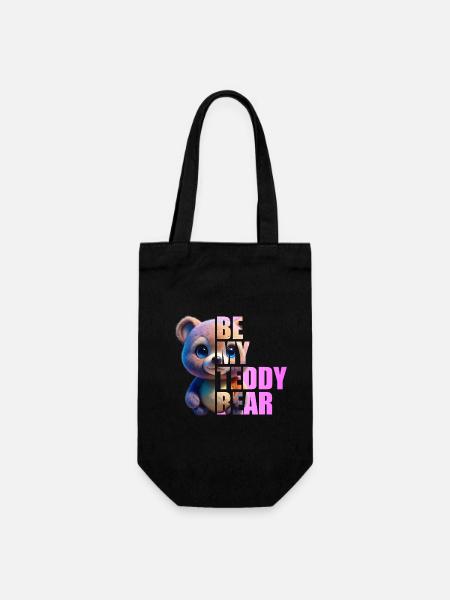 Be my Teddy Bear Design - Sac à bouteille - noir