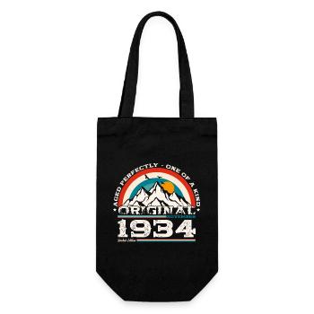 90th Birthday Legend November 1934 Volume 34 - Gift Bag for Bottles - black - Front
