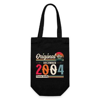 20th Birthday Original December 2004 Volume 04 - Gift Bag for Bottles - black - Front