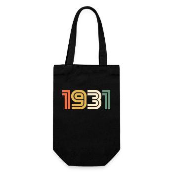 Année de naissance sport 1931 - Sac à bouteille - noir - Devant