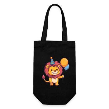 Bande dessinée d’anniversaire de Leo - Sac à bouteille - noir - Devant