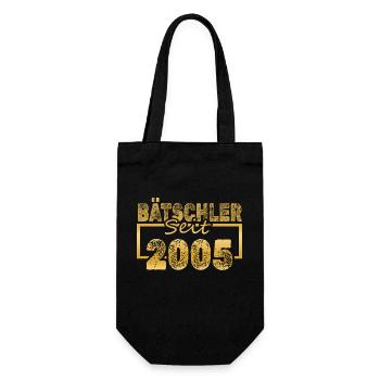 2005 - Geschenkbeutel für Flaschen - Schwarz - Vorne