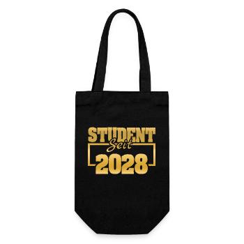 Student 2028 - Gift Bag for Bottles - black - Front