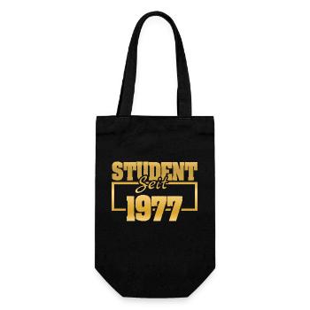 since 1977 - Gift Bag for Bottles - black - Front