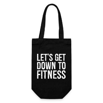 Passons au fitness - Sac à bouteille - noir - Devant