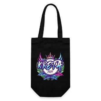 Crète 2025 Coloré - Sac à bouteille - noir - Devant