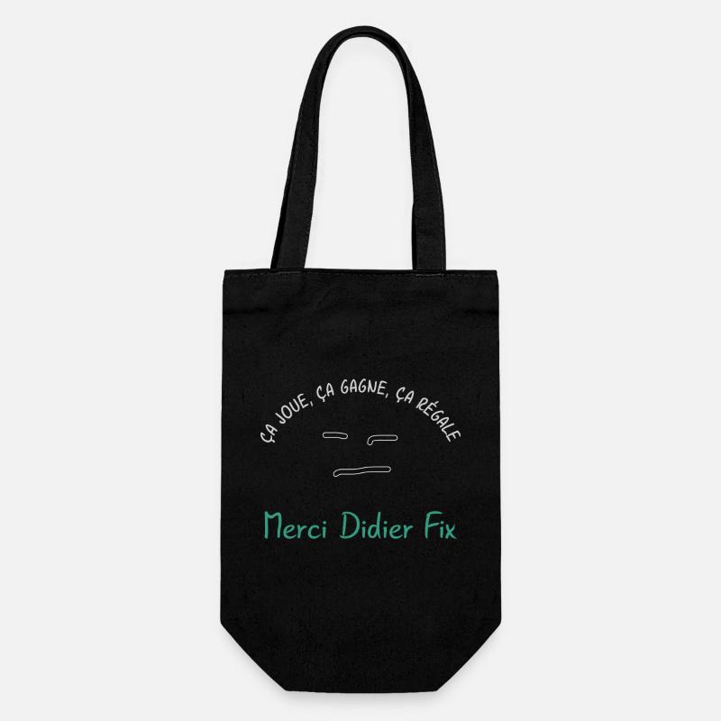 Ca_joue_ca_gagne_ca_regale - Geschenkbeutel für Flaschen - Schwarz