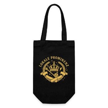 Local celebrities - Gift Bag for Bottles - black - Front