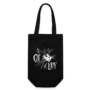Chat Lady Chat Chats - Sac à bouteille - noir - Devant
