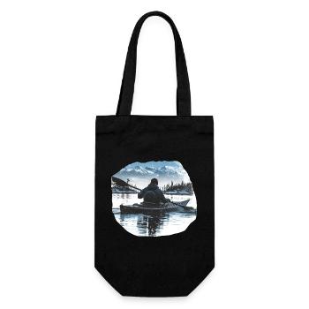 Kayak - Gift Bag for Bottles - black - Front