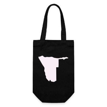 Nambia Silhouette - Gift Bag for Bottles - black - Front