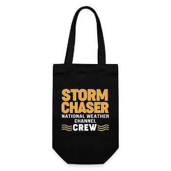 Tornado Meteorology Meteorologist Storm - Gift Bag for Bottles - black - Front