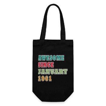 65e anniversaire Original janvier 1961 - Sac à bouteille - noir - Devant