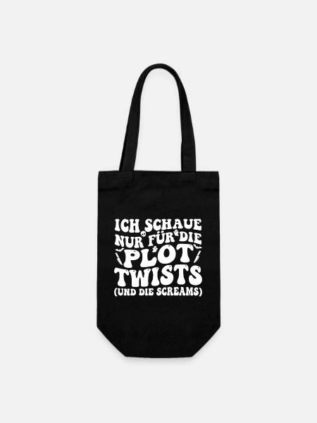 Je cherche seulement les rebondissements de l’intrigue - Sac à bouteille - noir