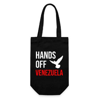 HANDS OFF VENEZUELA - Geschenkbeutel für Flaschen - Schwarz - Vorne