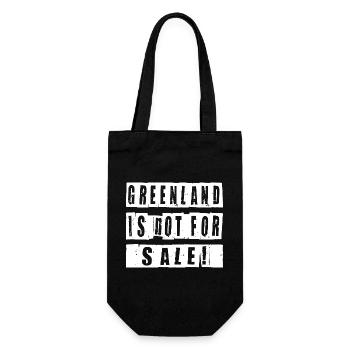 Chemise Greenland Is Not For Sale - Sac à bouteille - noir - Devant
