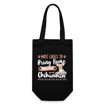 Chihuahua Chihuahueño Most Likely - Gift Bag for Bottles - black - Front