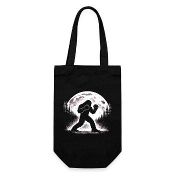 Bigfoot Boxer - Geschenkbeutel für Flaschen - Schwarz - Vorne