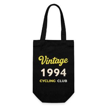 Vintage 1994 – Cycling Club Retro Geburtsjahr - Geschenkbeutel für Flaschen - Schwarz - Vorne