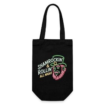 Ireland Party T-Shirt St Patrick's Day - Gift Bag for Bottles - black - Front