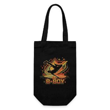 B-Boy Breakdance Hip Hop Streetstyle - Geschenkbeutel für Flaschen - Schwarz - Vorne