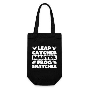 Frog Catcher Leap Catcher Master Snatcher Frog - Geschenkbeutel für Flaschen - Schwarz - Vorne