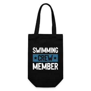 Swimming Crew - Geschenkbeutel für Flaschen - Schwarz - Vorne
