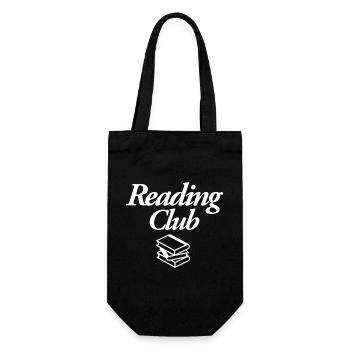 Reading Club - Gift Bag for Bottles - black - Front