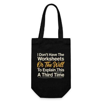 Pas de fiches d’exercices, pas de chemise testamentaire - Sac à bouteille - noir - Devant