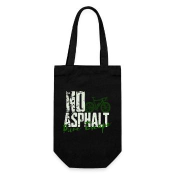 No Asphalt Pure Escape - Gift Bag for Bottles - black - Front