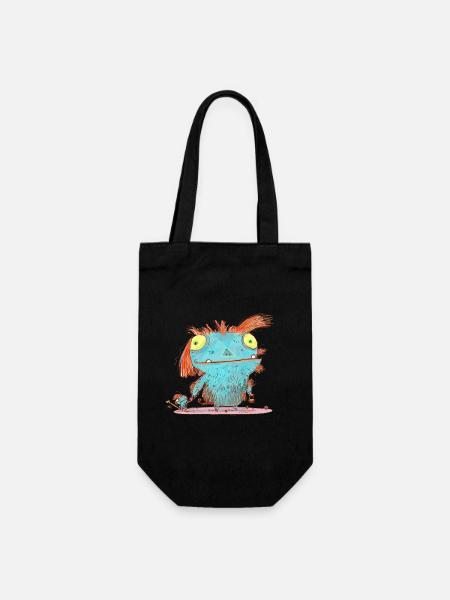 Monster Mamma - Geschenkbeutel für Flaschen - Schwarz