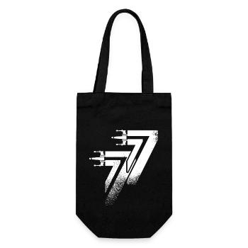 1977 Birthday - Gift Bag for Bottles - black - Front