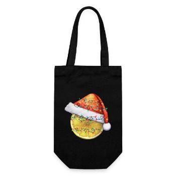Citron de Noël - Sac à bouteille - noir - Devant