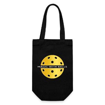 Floorball floorball "Floorball-magic" unihoc - Gift Bag for Bottles - black - Front