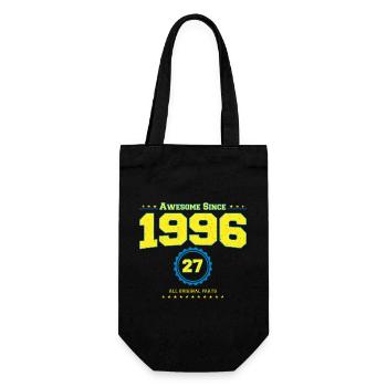 Super chemise 1996 pour hommes femmes 27 ans 27ème - Sac à bouteille - noir - Devant