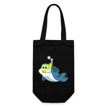Plongée en apnée avec plongeur de dauphins - Sac à bouteille - noir - Devant