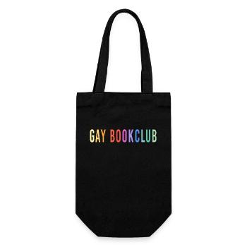 GAY BOOKCLUB - Geschenkbeutel für Flaschen - Schwarz - Vorne