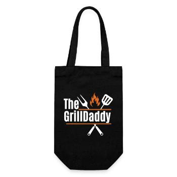 The GrillDaddy - Design Barbecue pour Papa - Sac à bouteille - noir - Devant
