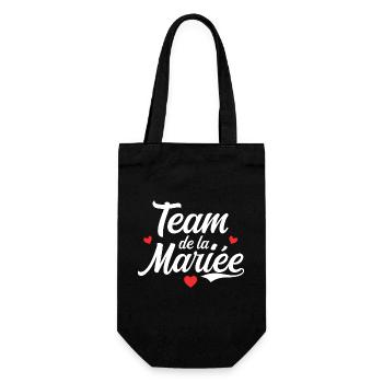 Team De La Mariée - Sac à bouteille - noir - Devant