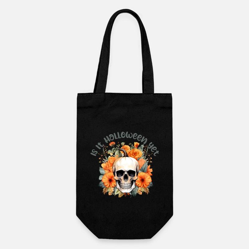 Halloween Pumpkin Horror - Gift Bag for Bottles - black