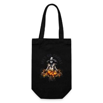Halloween Pumpkin Horror - Gift Bag for Bottles - black - Front