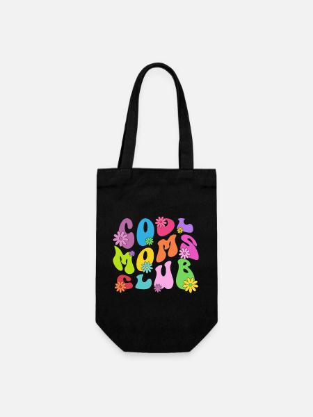 Cool Moms Club - Geschenkbeutel für Flaschen - Schwarz