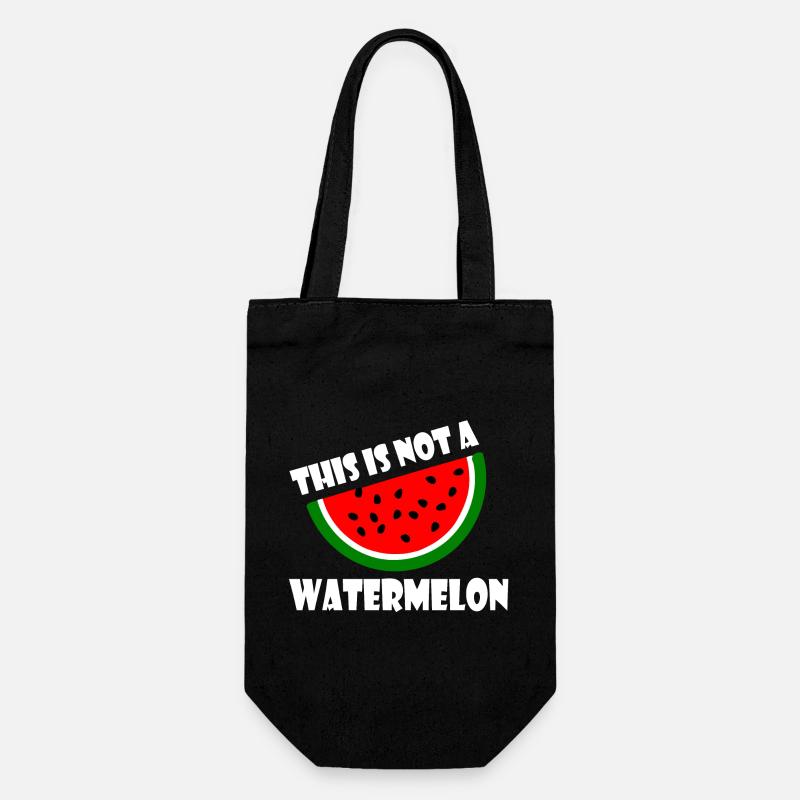 THIS IS NOT A WATERMELON - Sac à bouteille - noir