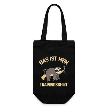 C’est mon t-shirt d’entraînement - Sac à bouteille - noir - Devant
